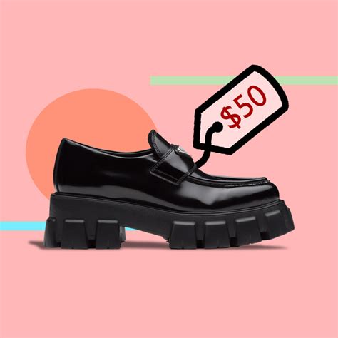 prada platform loafer dupe|prada monolith boot dupe.